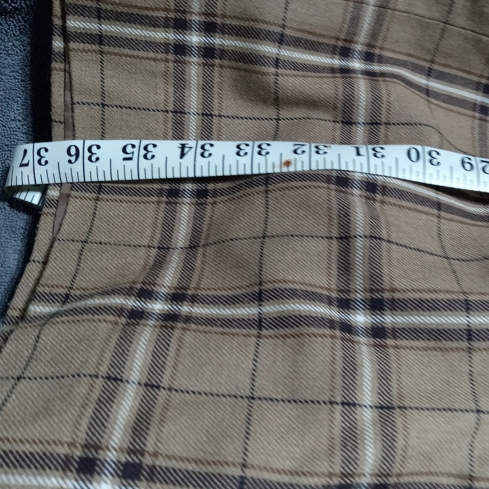 - Liz clabione size 10 brown and black no sleeves ladies dress zip up in b… - Picture 5 of 8